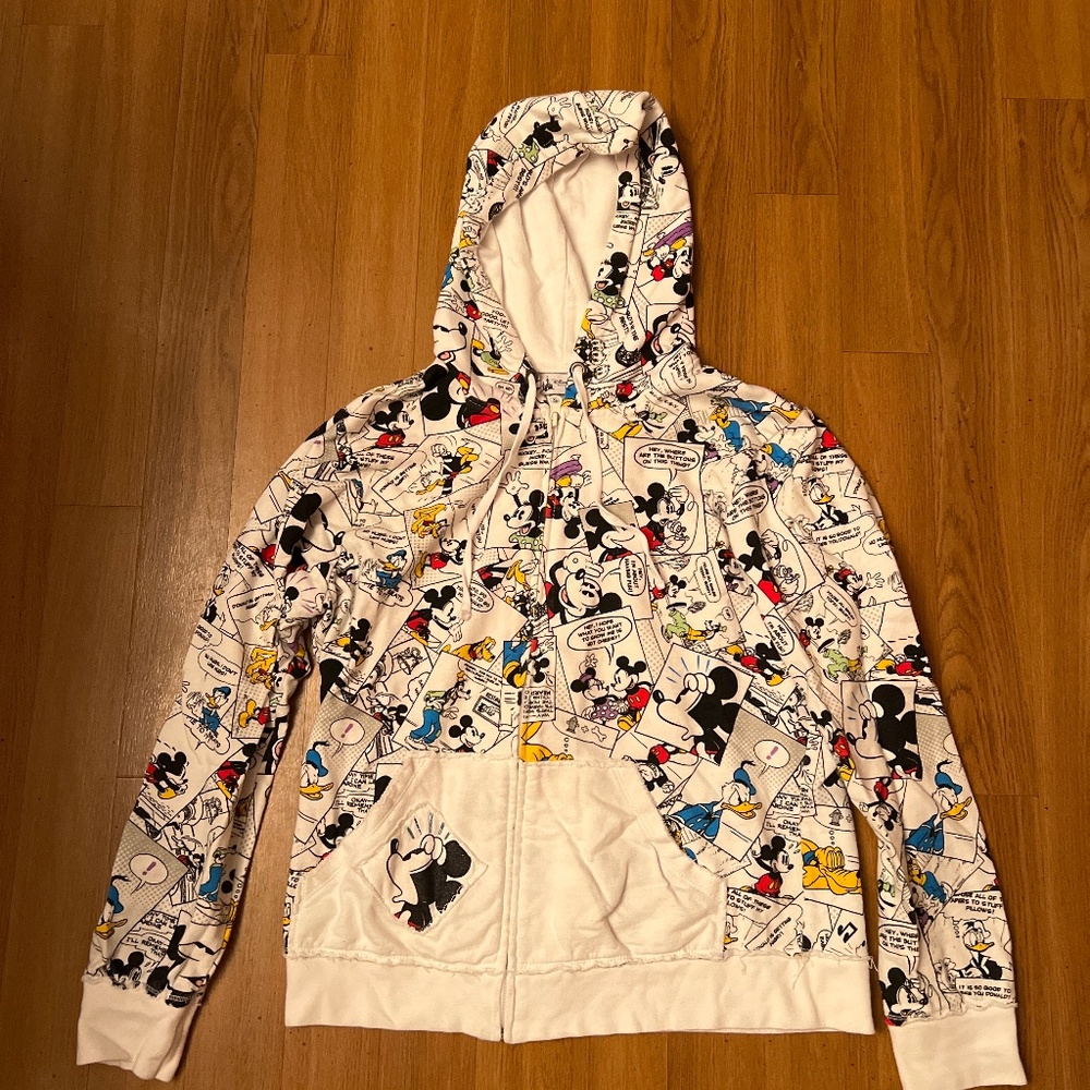 Disney Parks Woman’s Zip Up Hoodie